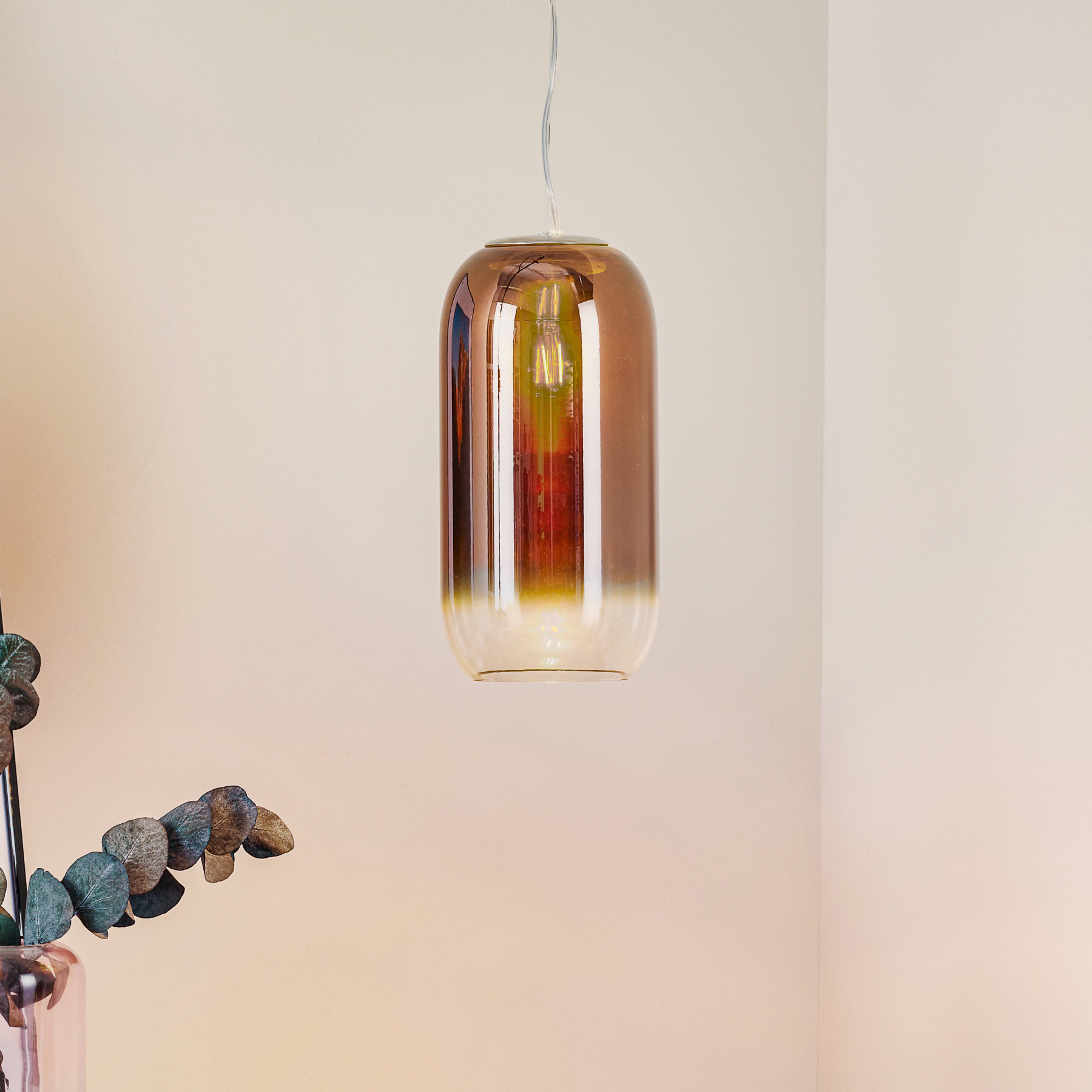 Artemide Gople Mini lámpara colgante cobre/plata