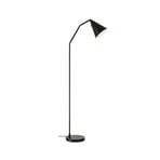 Funil LED Gulvlampe 3-Step Black - Markslöjd