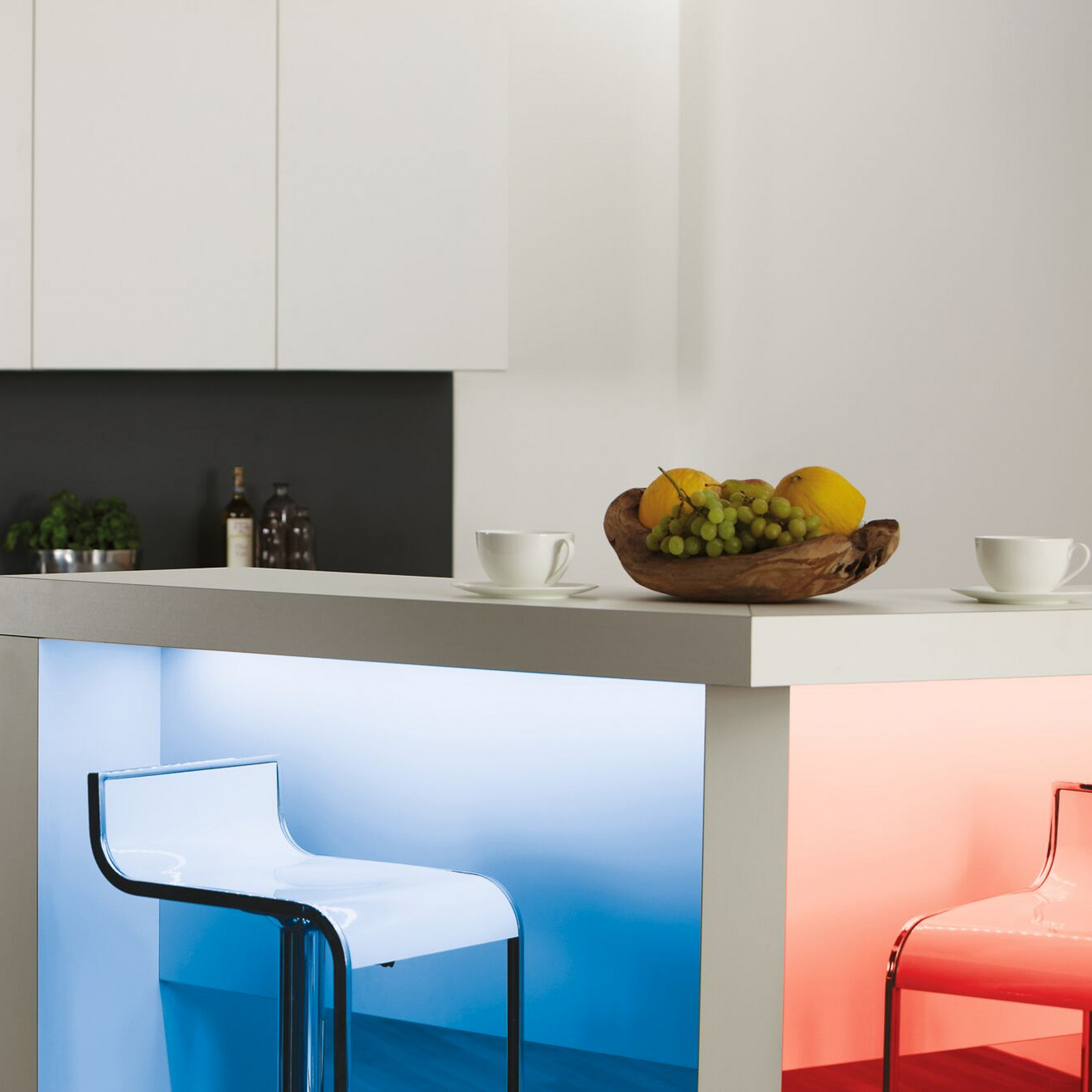 Paulmann kompletni set LED trakov SimpLED 1,5 m RGB 10,5 W - Dnevna soba / jedilnica - bel - Plastika
