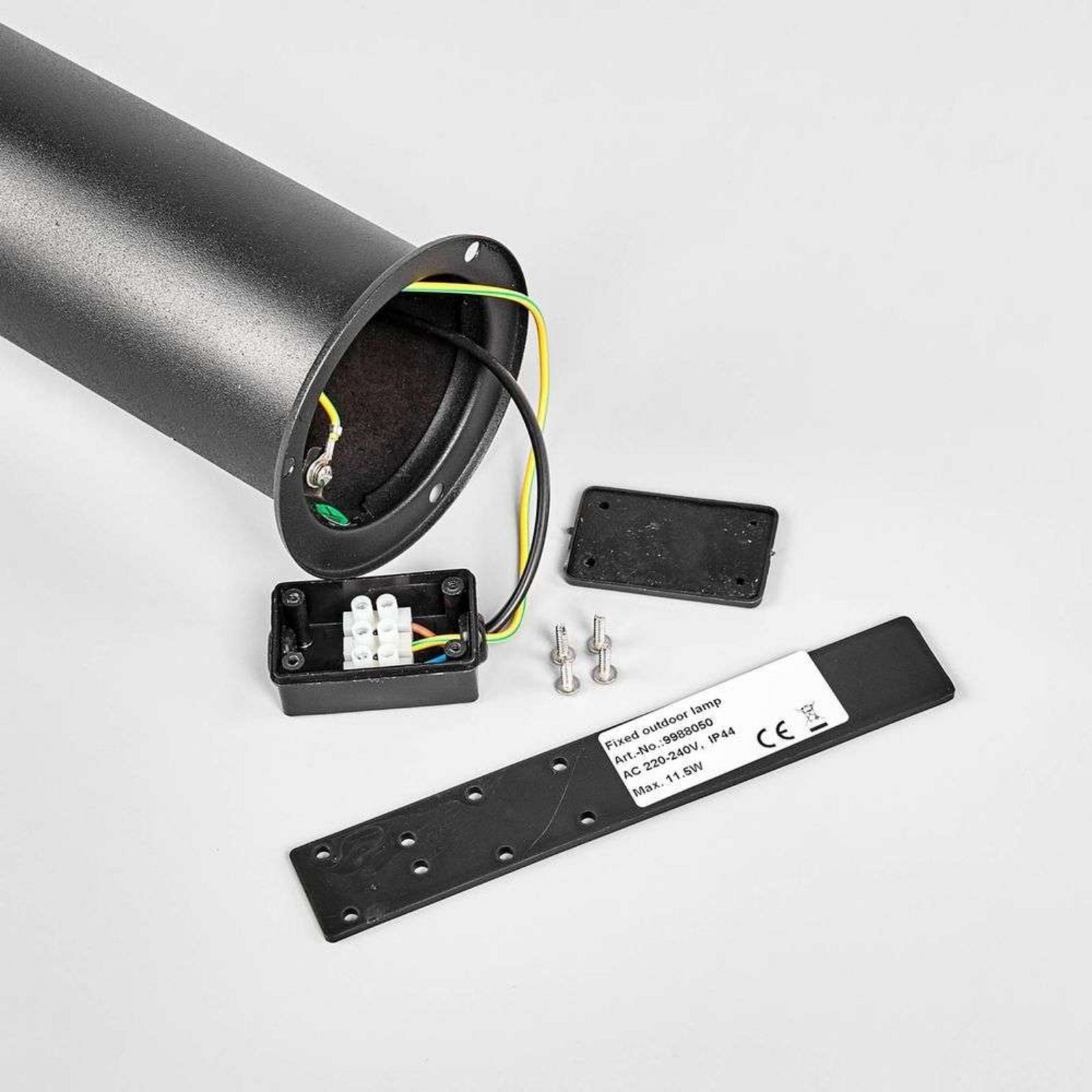 Lanea LED Hage Lampe w/Sensor Black/Clear - Lindby
