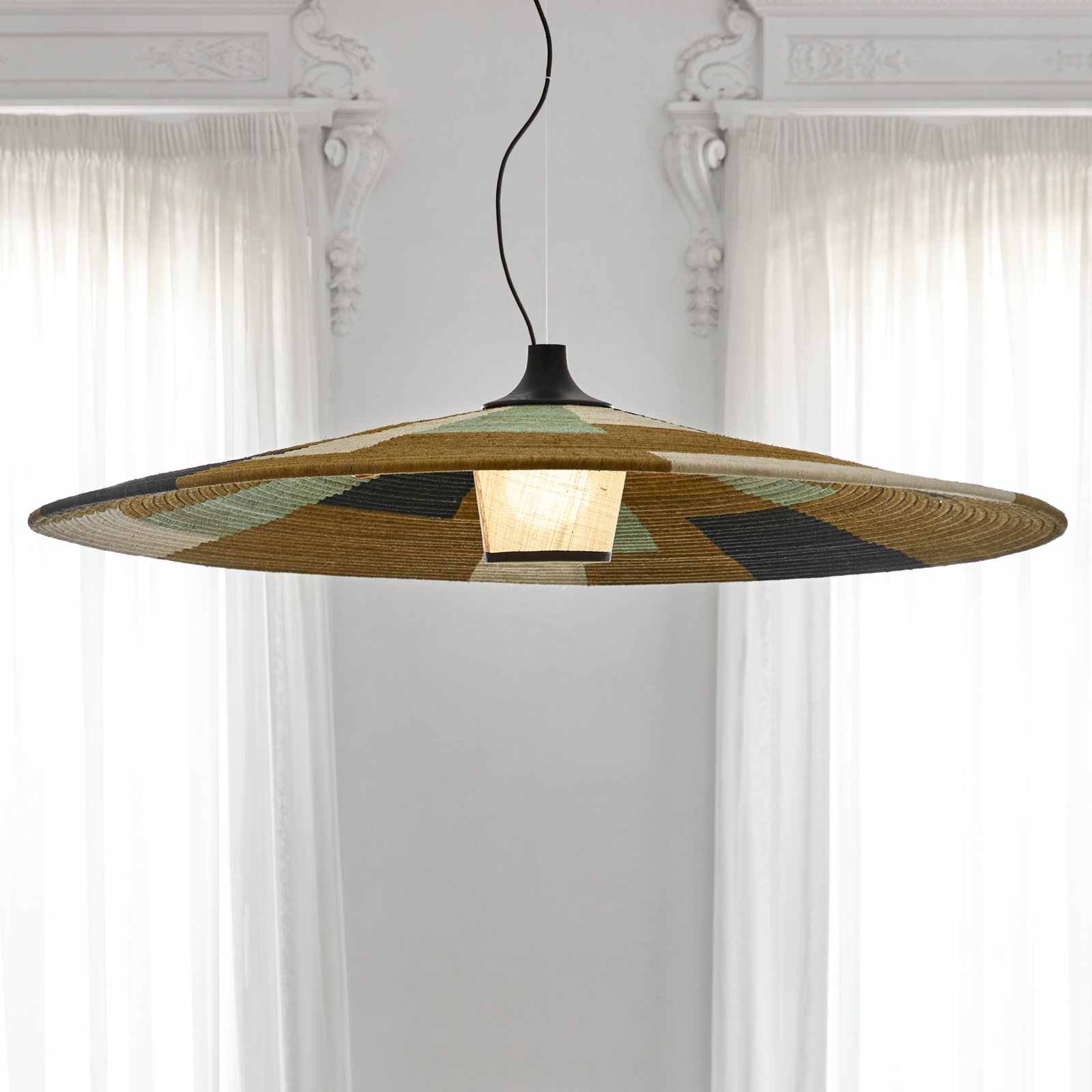 Forestier Parrot XXL pendant light, handmade