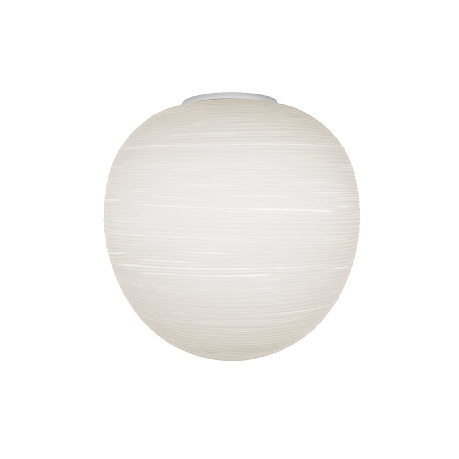 FOSCARINI Foscarini Rituals XL semi wall light, white, for Living / Dining Room, handblown glass, metal, E27, 30 W, energy efficiency: A++, W: 40 cm, H: 41 cm