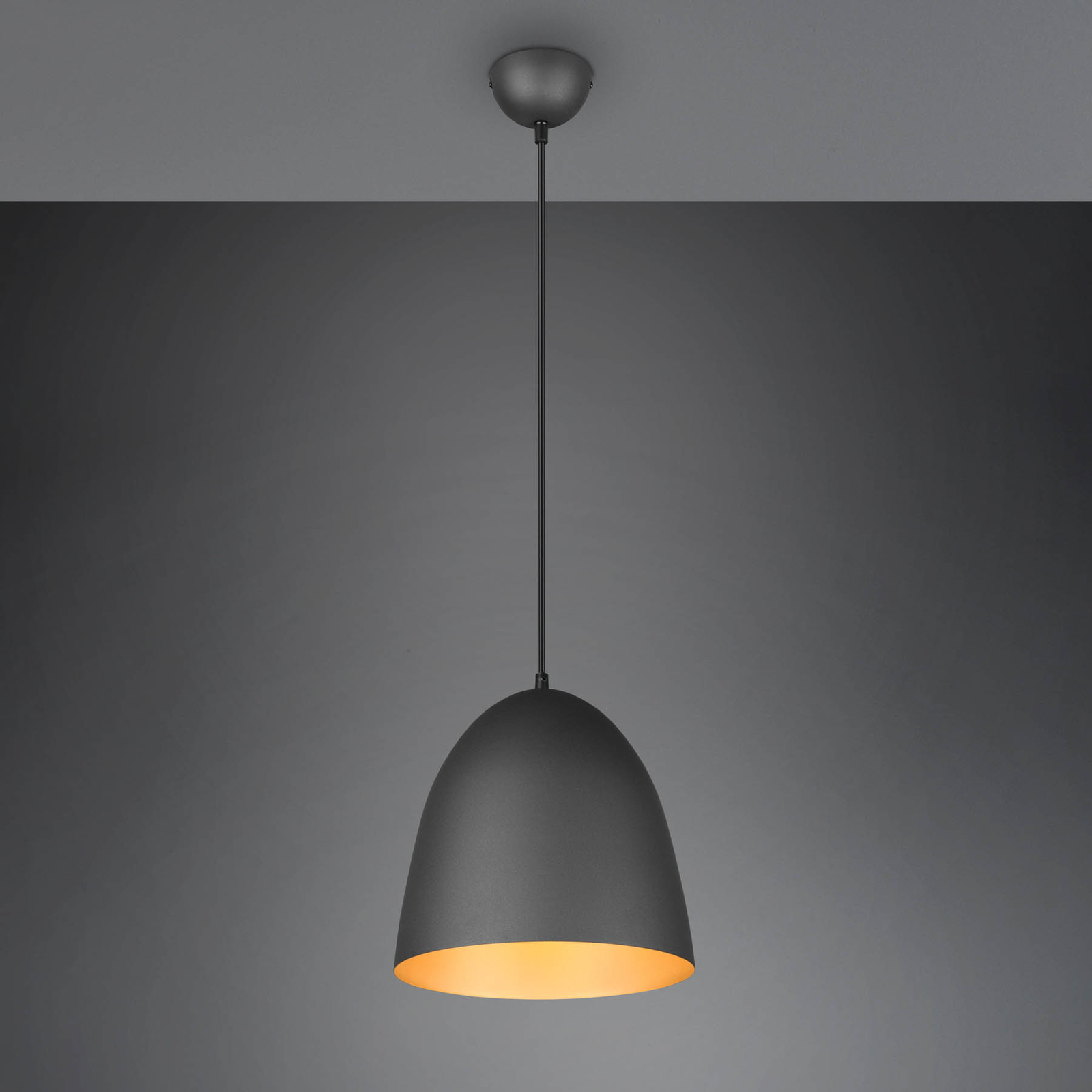 Tilda pendant light, one-bulb, made of iron