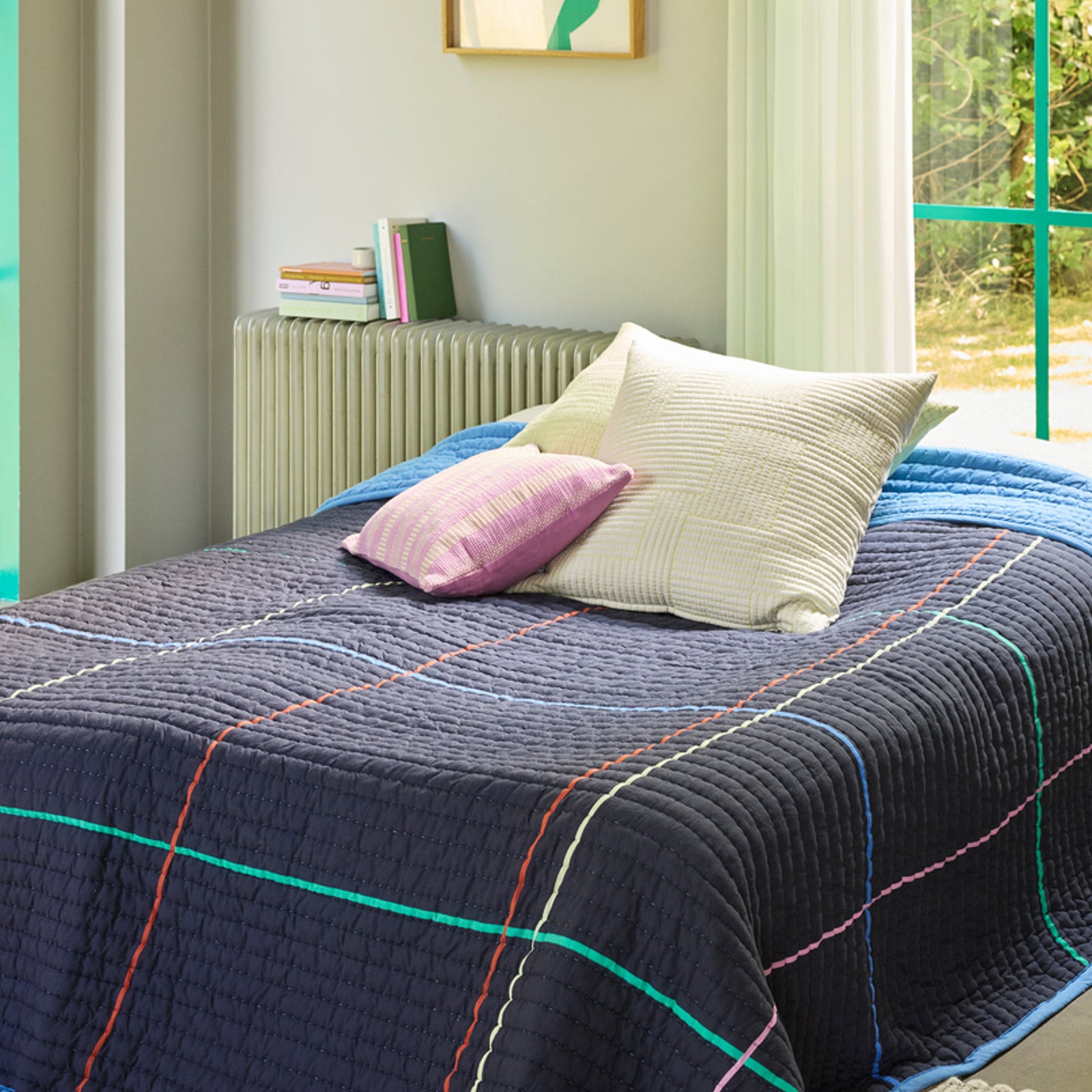 Cuscino Morph rosa, larghezza 40 cm - Hübsch