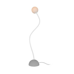 Karman kültéri állólámpa Moony, fehér, Ø 15 cm, magasság 145 cm PMMA