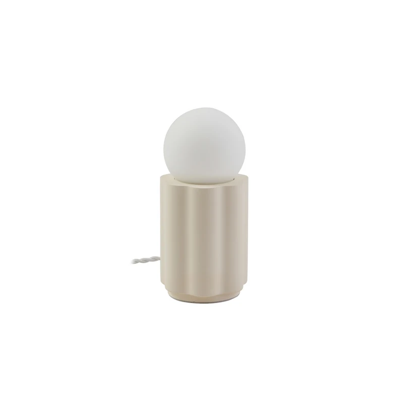 Lindby – Nielson Tischleuchte Höhe Schirm 8,5 cm beige Gips