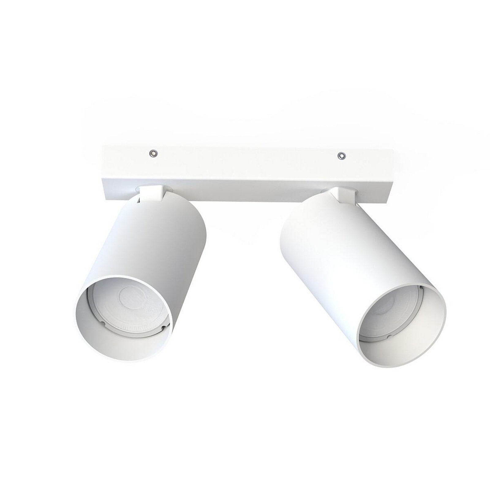 Spot pour plafond Mono II, à 2 lampes, blanc, 31 cm de long, GU10