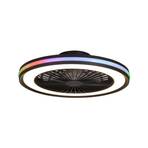 LED stropni ventilator Gamer Big black DC tihi 56cm CCT RGB