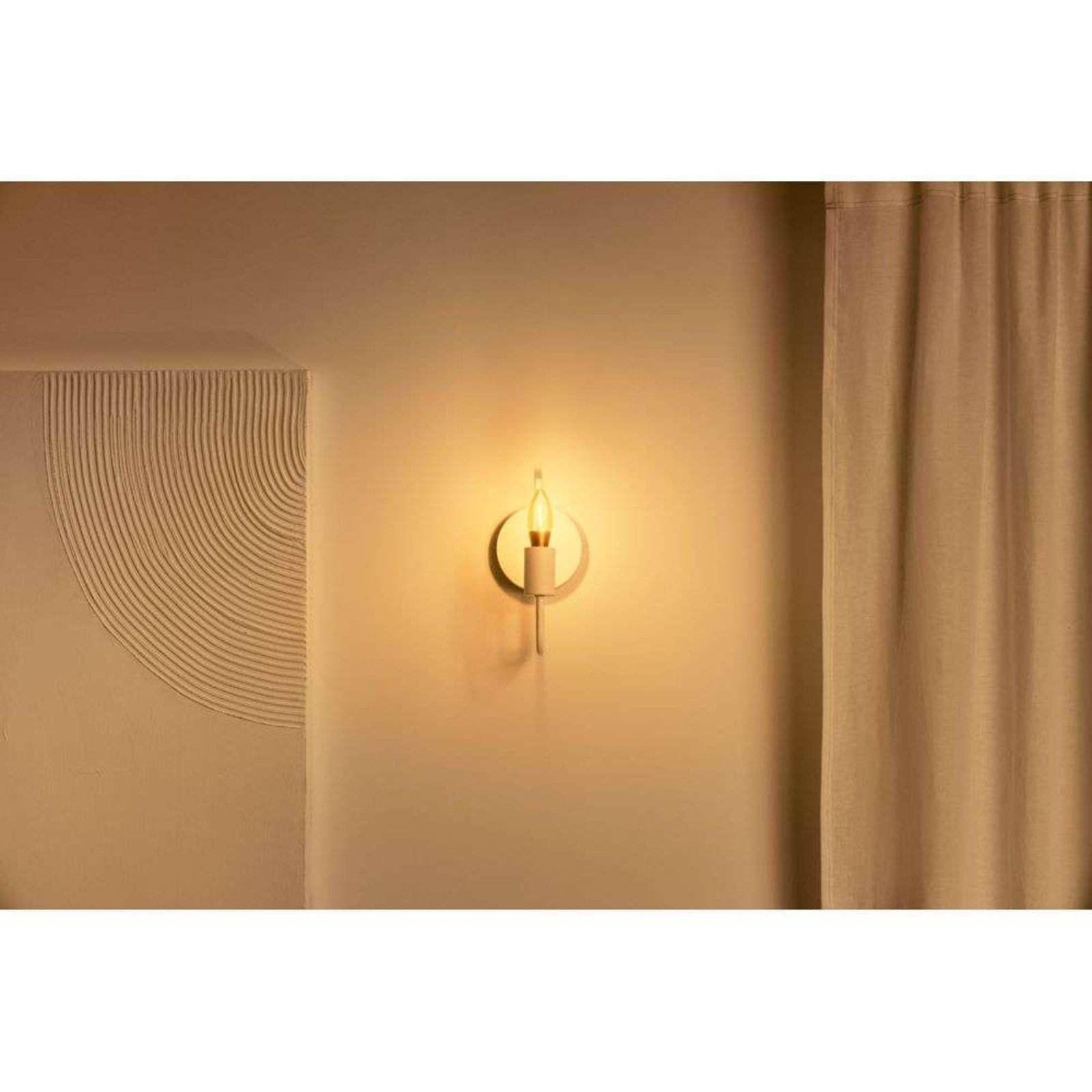 Lâmpada Smart TW Amb. 4,9W 370lm 2000-5000K Candelabro Gold E14- WiZ