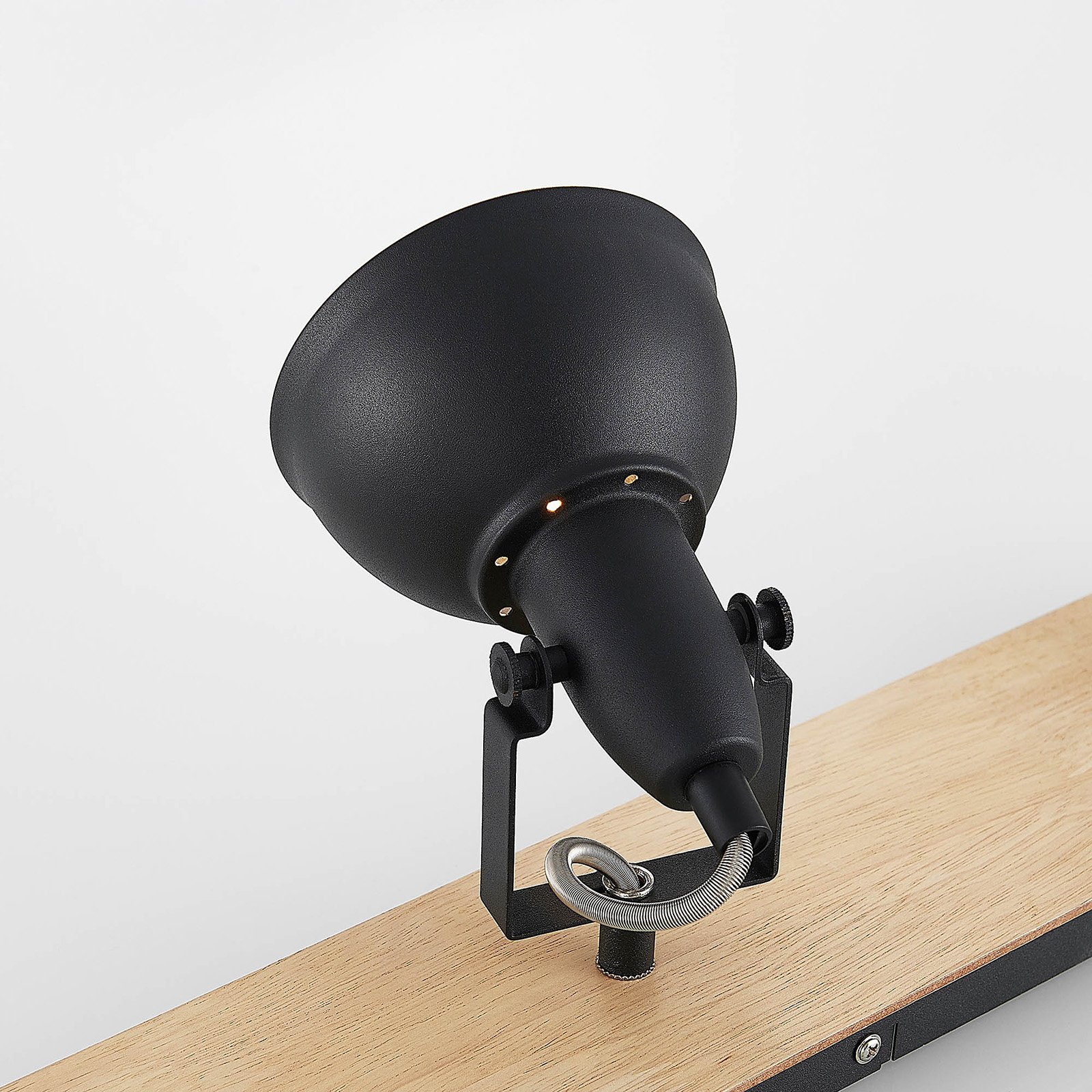 Aylis 4 Kattovalaisin Black/Wood - Lindby