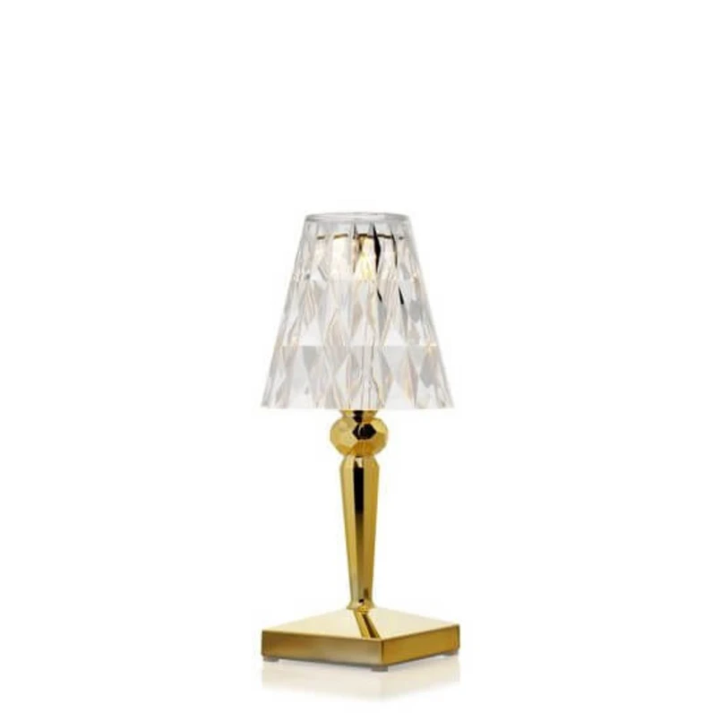 Kartell - Battery Portable Tischleuchte IP54 Gold