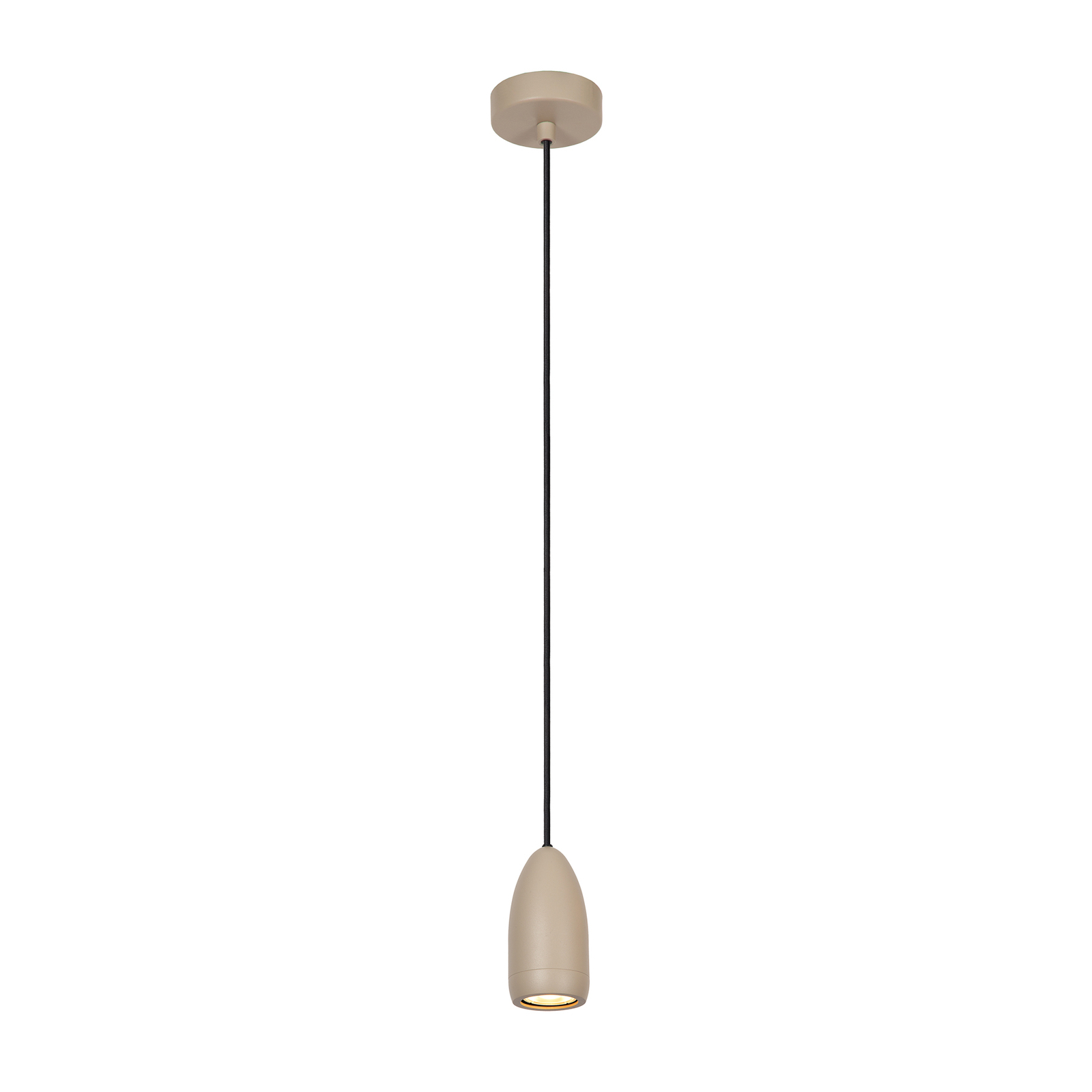 Evora hængelampe, 1 lyskilde, gråbrun