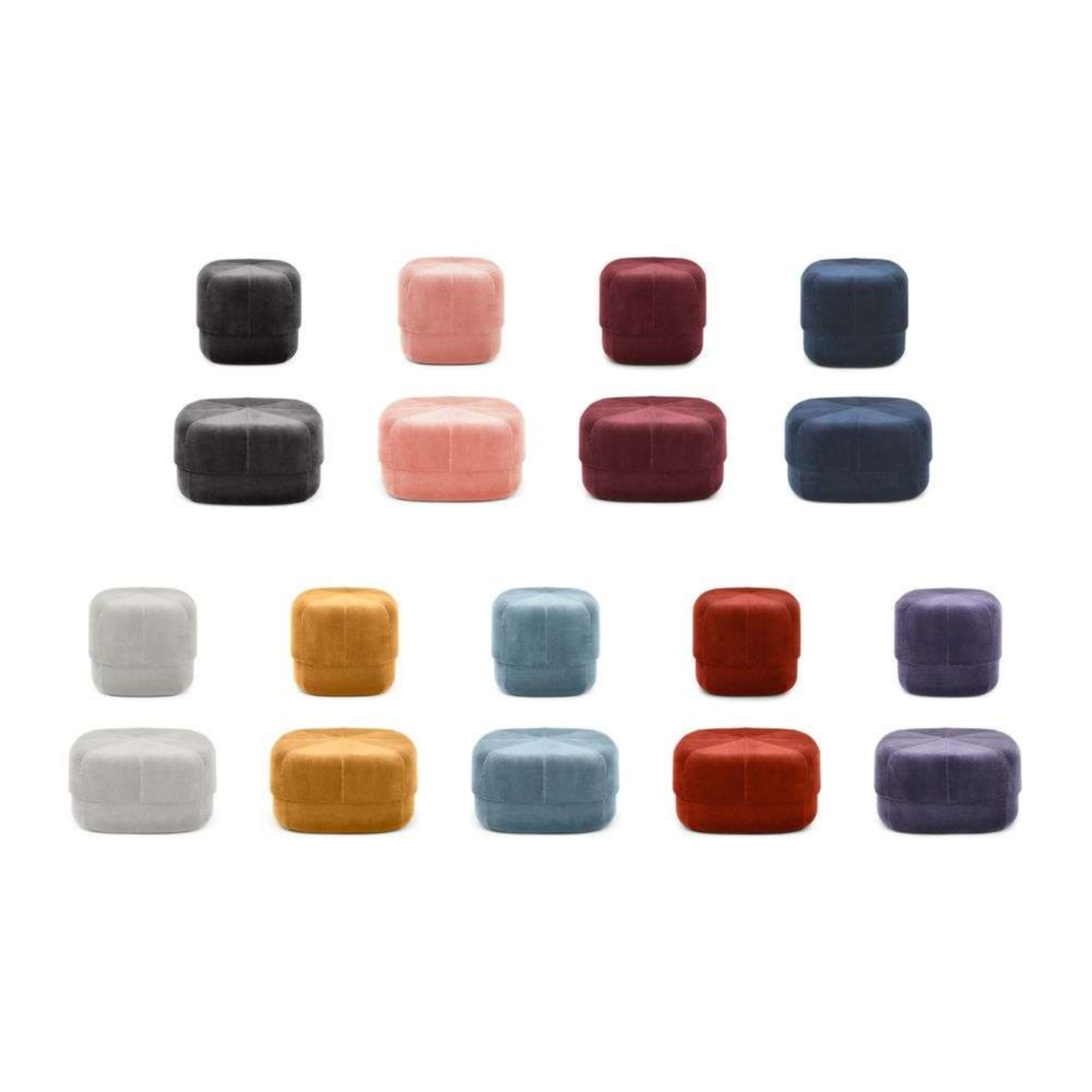 Circus Pouf Small Dark Red - Normann Copenhagen