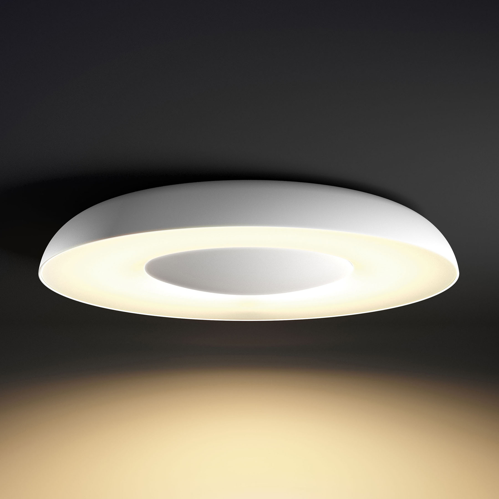 Menda City Solformørkelse tandpine Philips Hue White Ambiance Still loftlampe hvid | Lampegiganten.dk