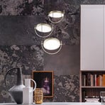 LED hanglamp Giotto, 3-lamps, goud