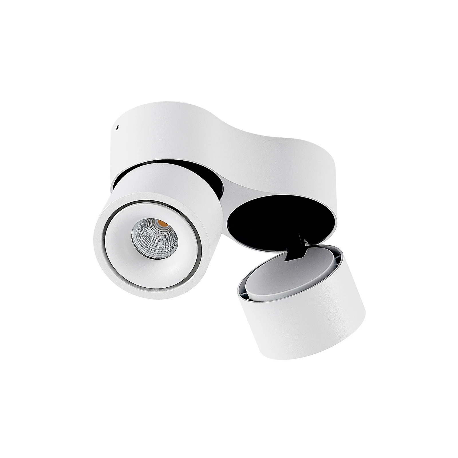 Arcchio Spot LED pentru tavan Rotari, alb, 2 becuri, 1362lm