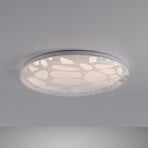 LED-loftlampe, model Plafo 14009, hvid, jern, fjernbetjening