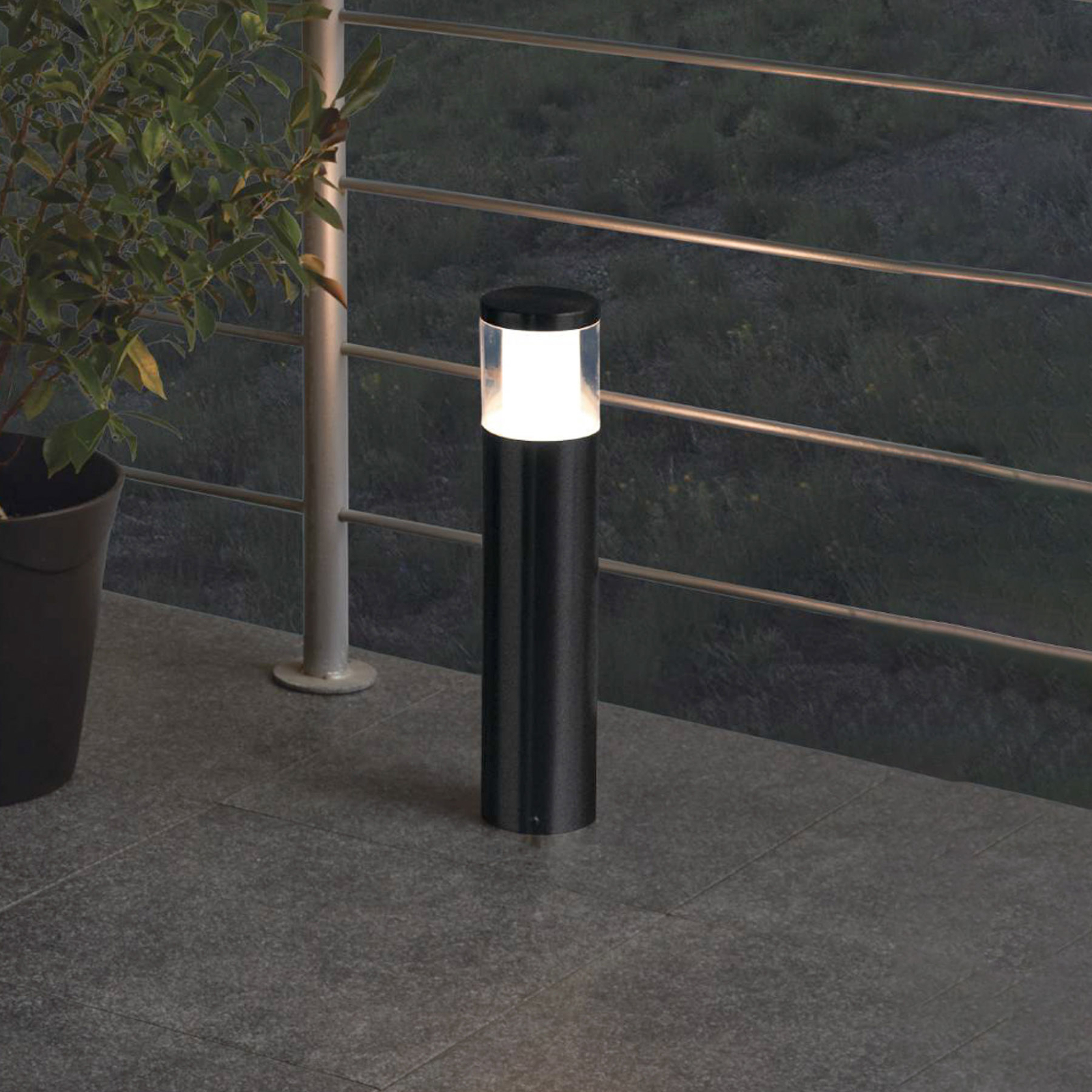 EGLO connect Basalgo-Z LED pedestal light, black