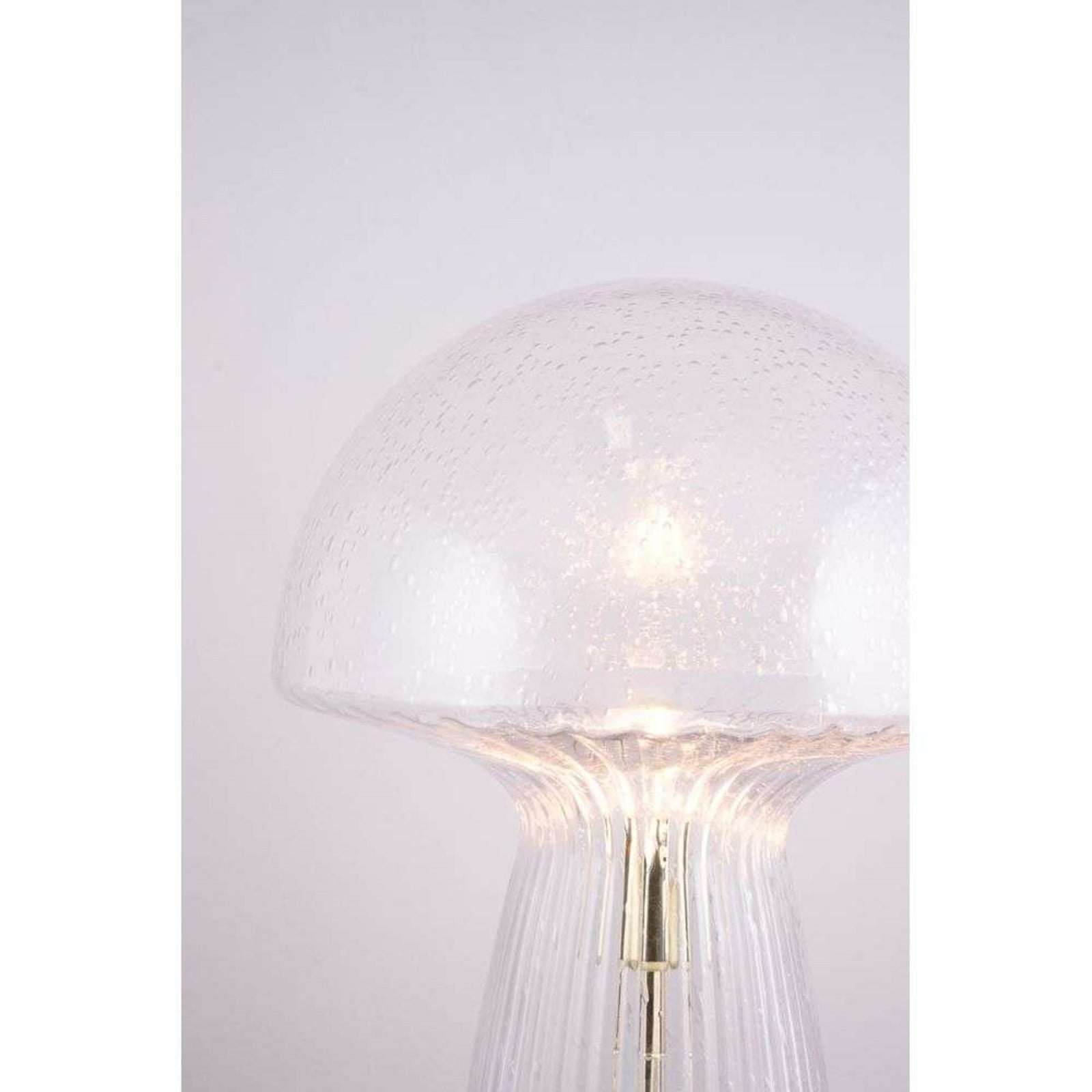 Fungo 30 bordslampa, klar, opal, 42 cm Globen Lighting - Sovrum - Glas