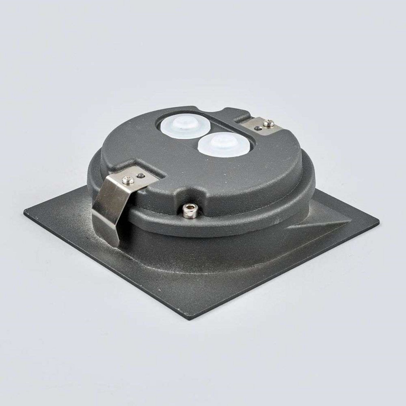 Loya Square Empotrable Exterior IP54 Dark Grey - Lucande