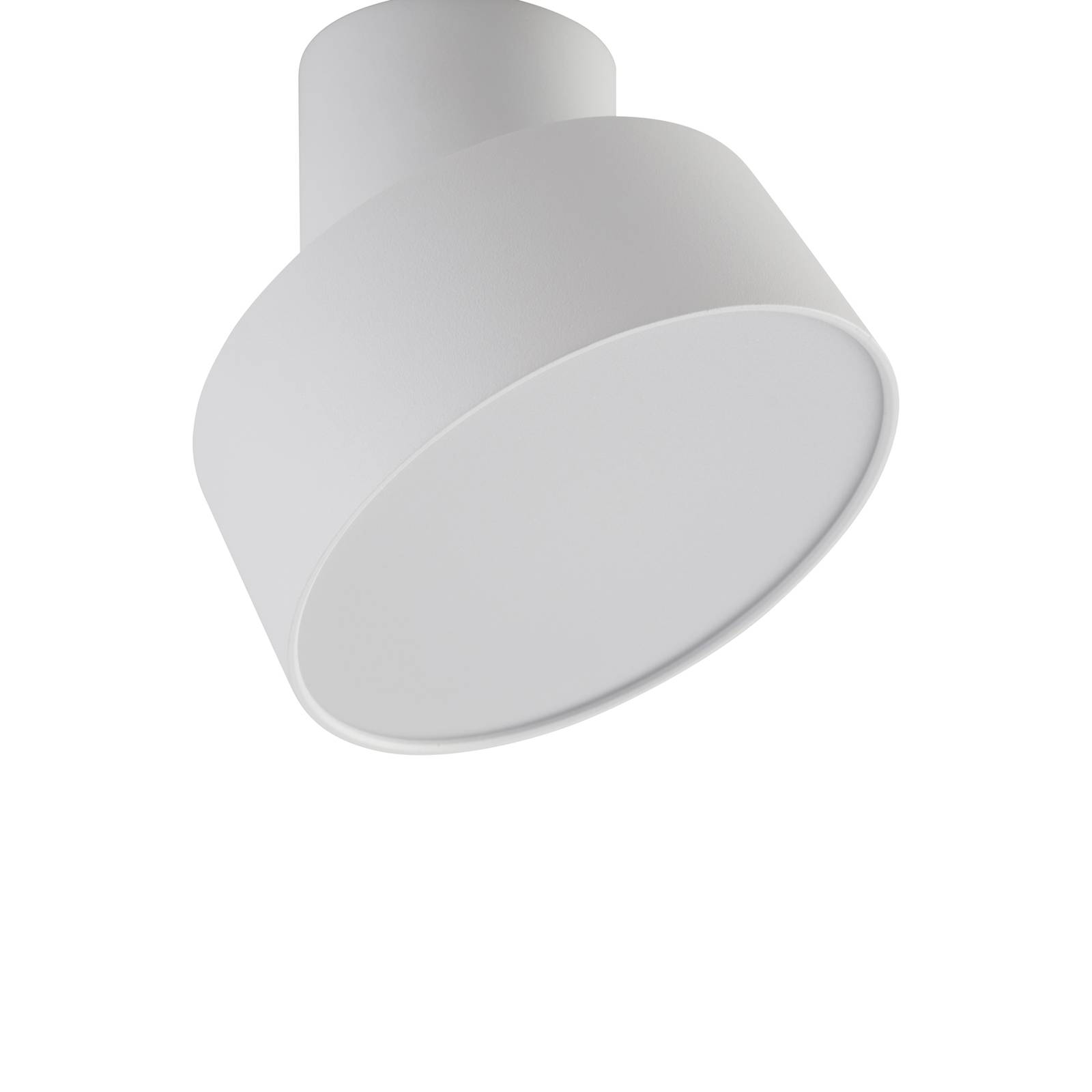 Reflektor LED Lindby Nivoria, Ø 14 cm, biały, obrotowy, aluminium