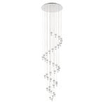 EGLO Stars Of Light LED pendant light Pianopoli chrome Ø 78 cm