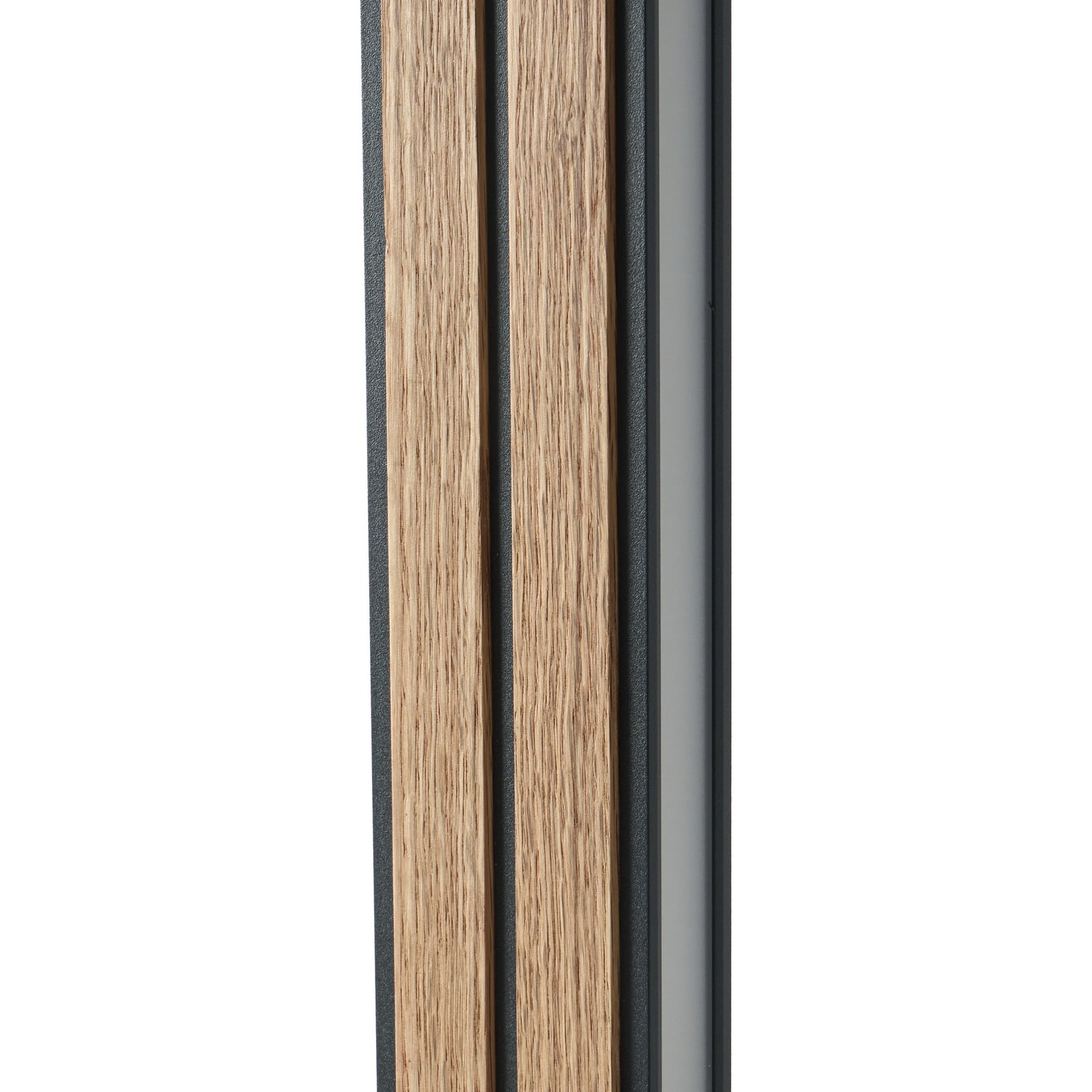 Lisene LED-golvlampa ek/svart/natur, 162 cm – Quitani