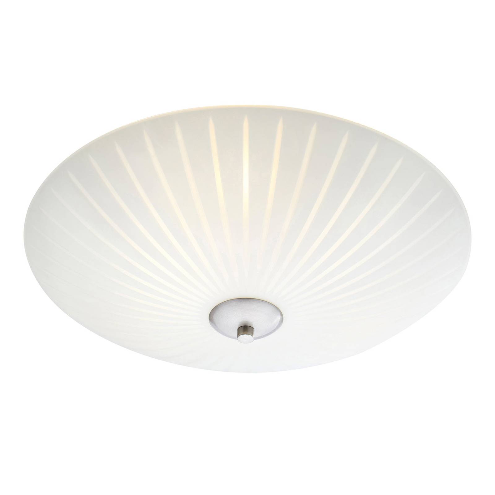 Markslöjd Cut glass ceiling light, Ø 43 cm, for Living / Dining Room, glass, E14, 40 W, H: 15 cm