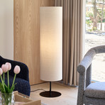 HÜBSCH Stehlampe Sable, sandfarben, Höhe 120 cm, Textil