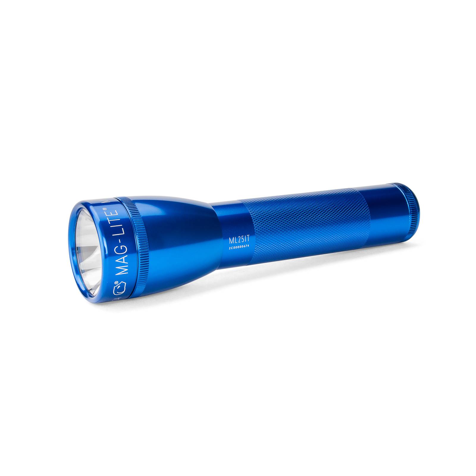 maglite lampe de poche au xénon ml25it, 2-cell c, avec boxer, bleu