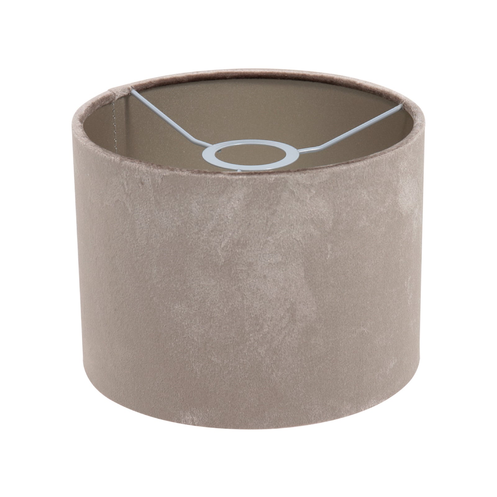 Tafellamp Noor zwart/velours zilver, hoogte 50 cm, E27