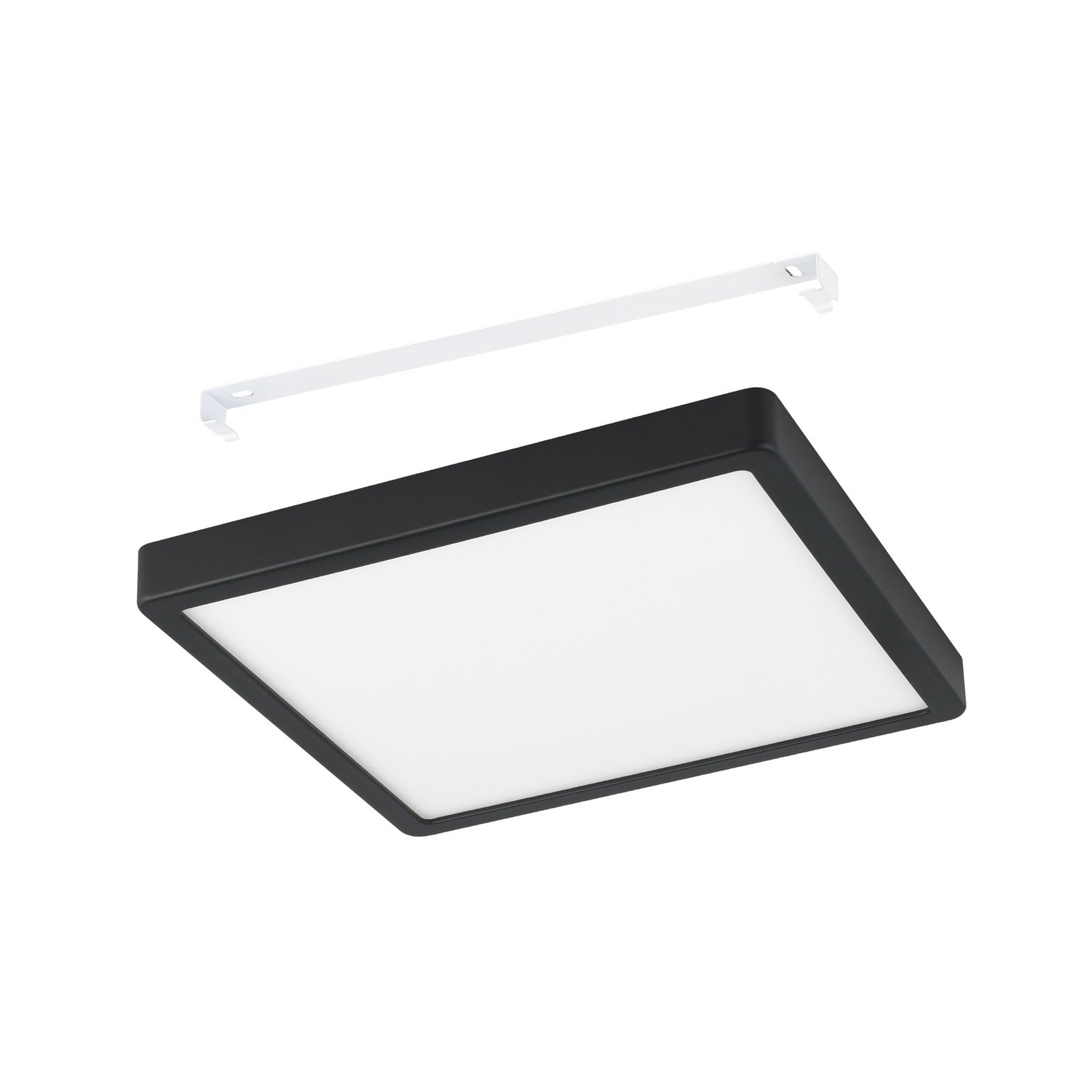 EGLO connect Fueva-Z plafondlamp 28x28cm zwart