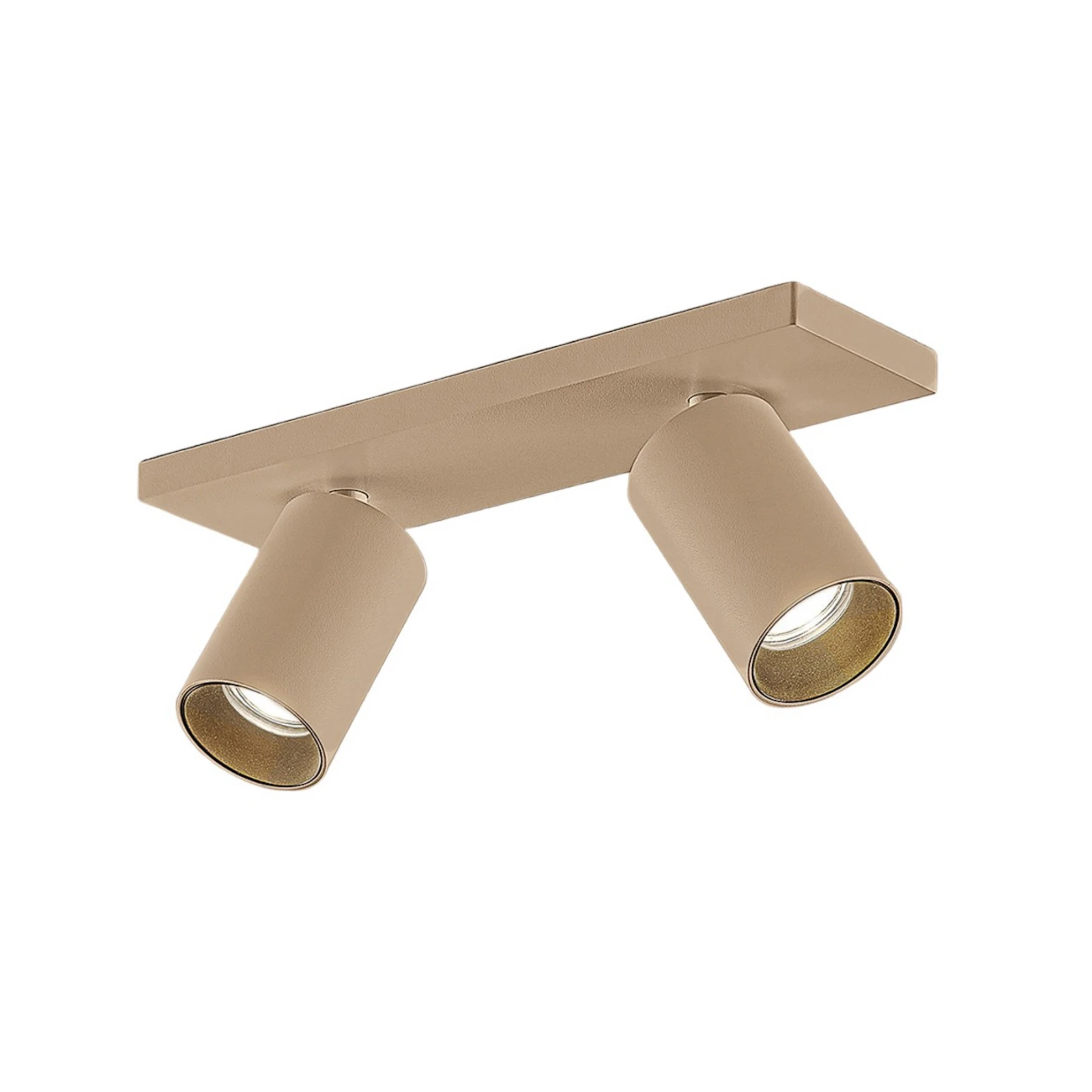 Arcchio Spot Brinja, maro, unghiular, Ø 6 cm, 2 becuri, GU10