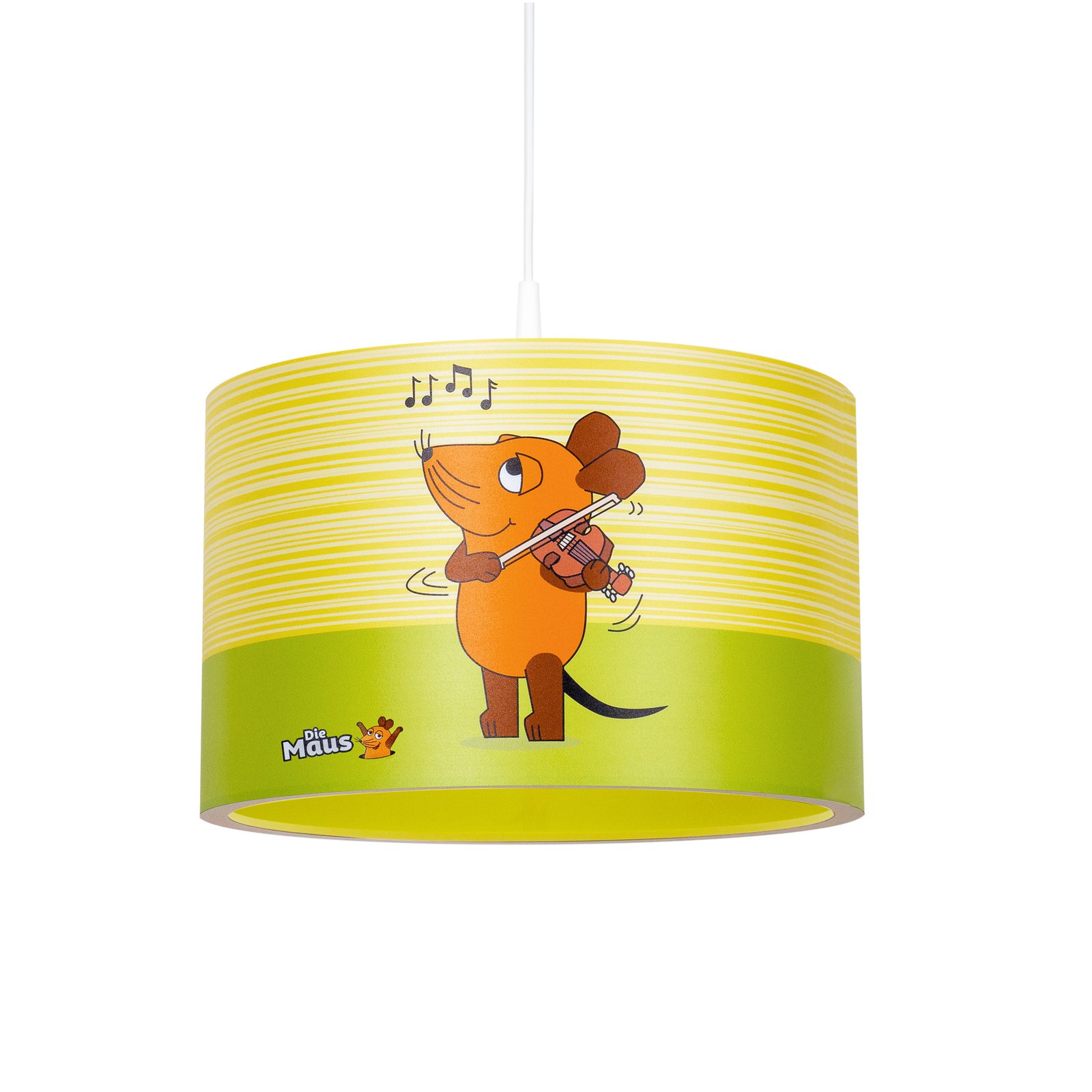 Hanglamp 25/40 muis, geel, E27, 1-lamp, kunststof