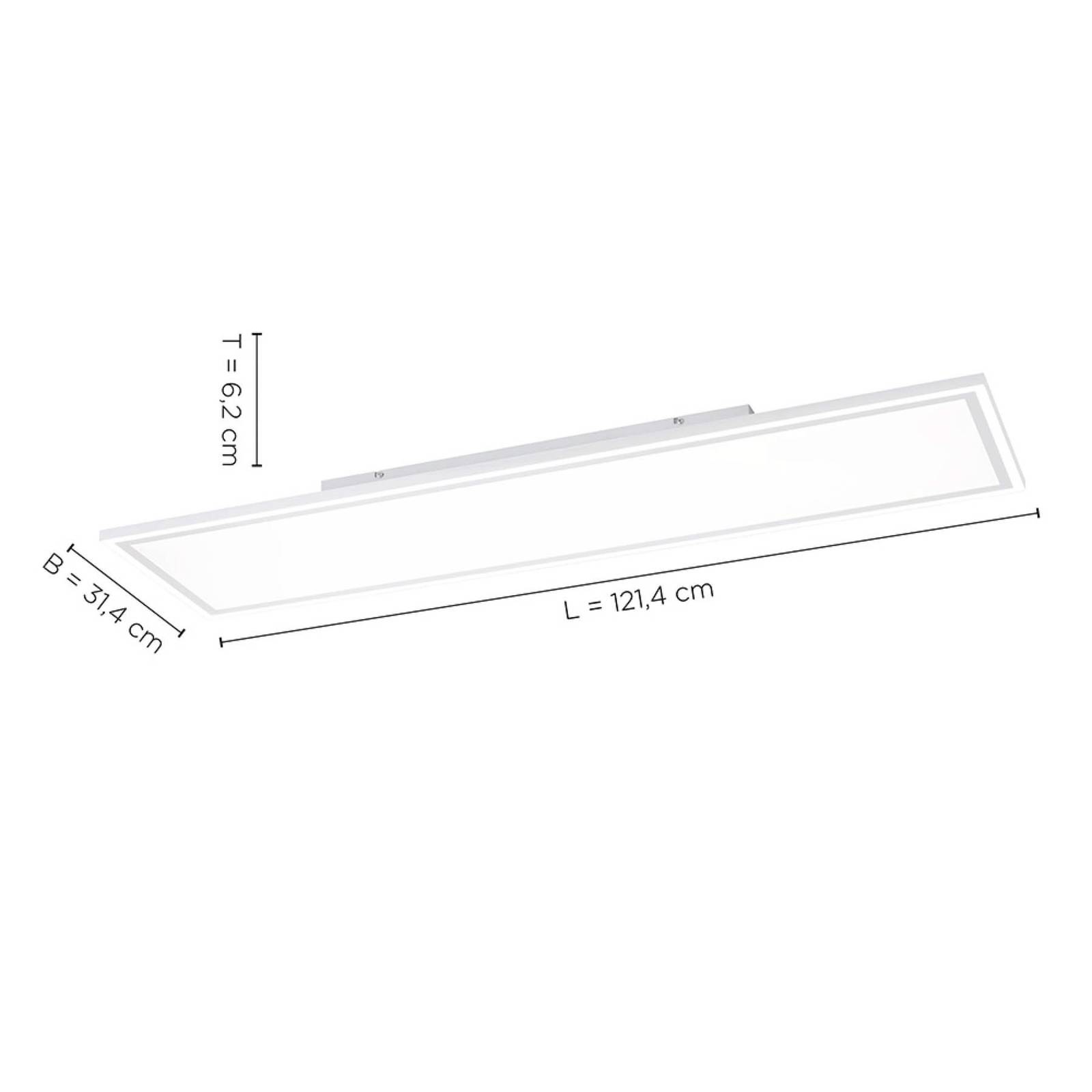 Lampa sufitowa LED Edging, tunable white 121x31 cm