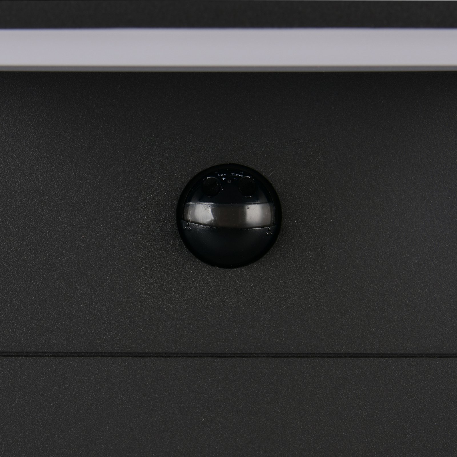 LED-Wegelampe Ravi, anthrazit, Höhe 100 cm, Sensor, IP54