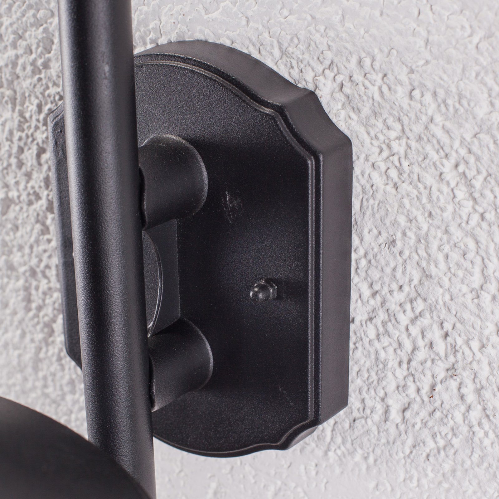 Daphne Aplique de Pared Exterior w/Sensor Black - Lindby