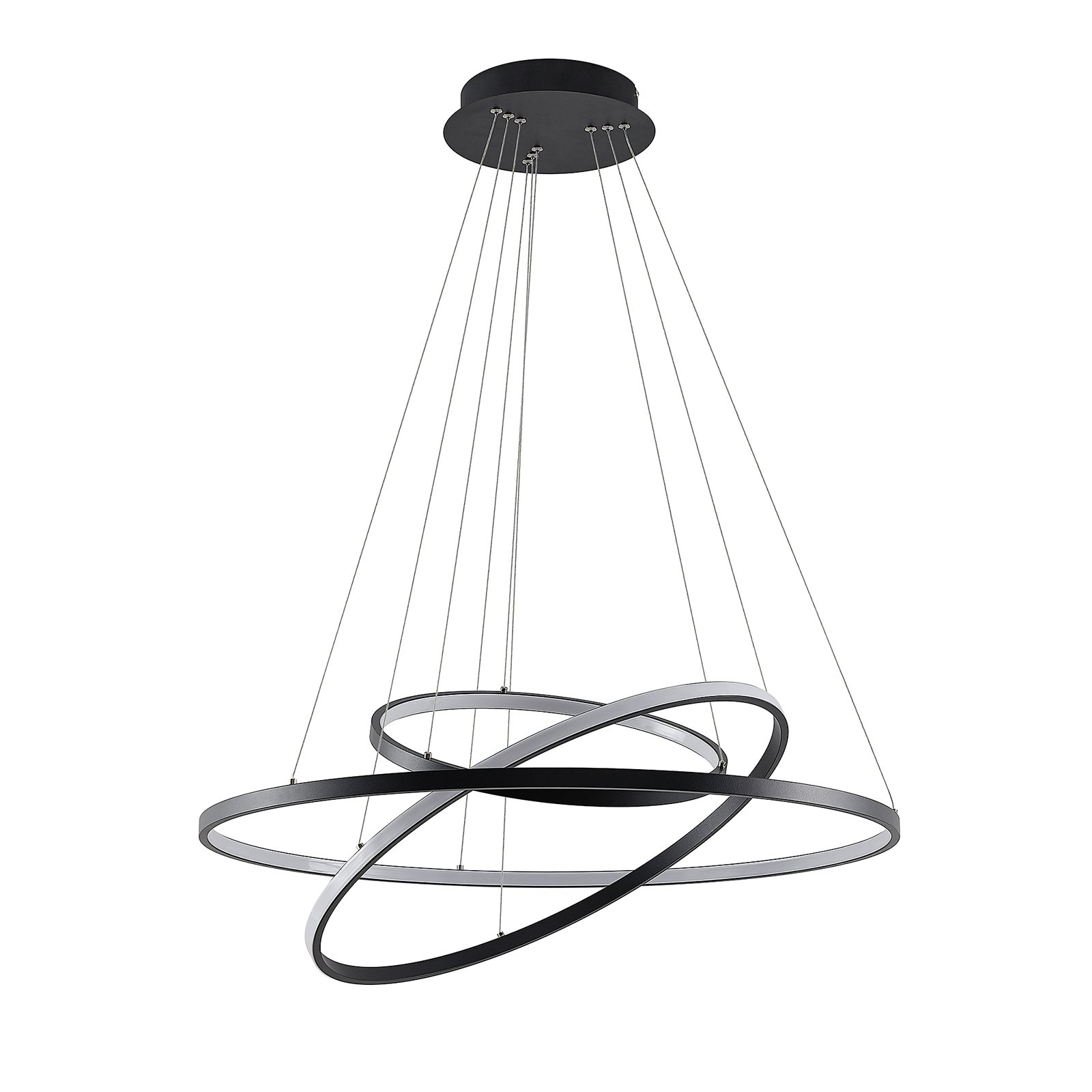 Filippa Pendant Matt Black/White - Lucande