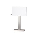 Prime Lampada da Tavolo H69 Brushed Steel/White - By Rydéns