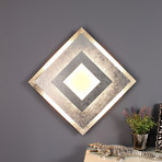 LED-Wandleuchte Window silber