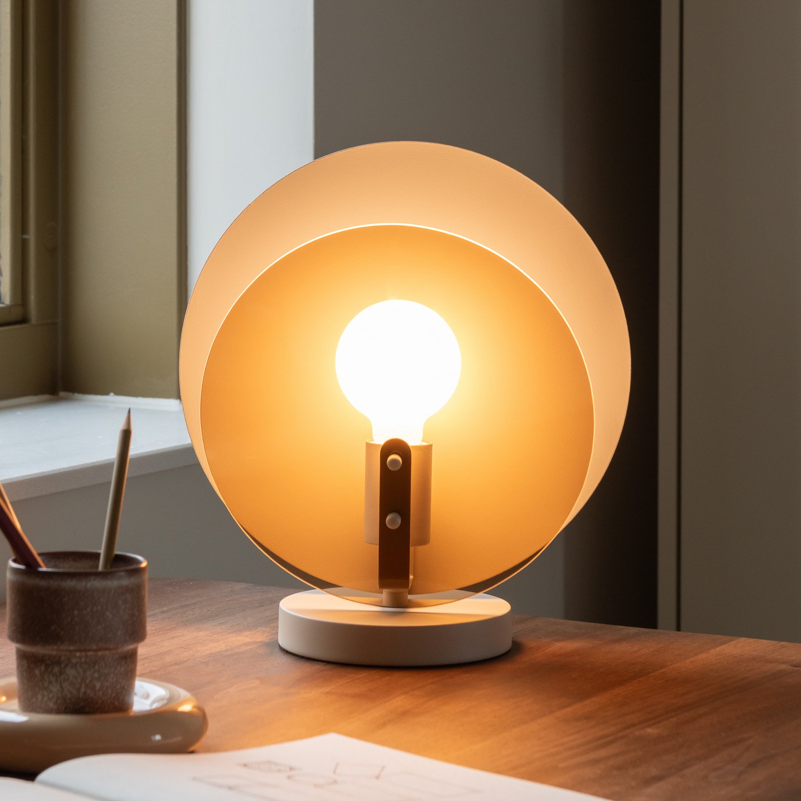 IT'S ABOUT ROMI Tischlampe Toledo, amber, Höhe 33 cm