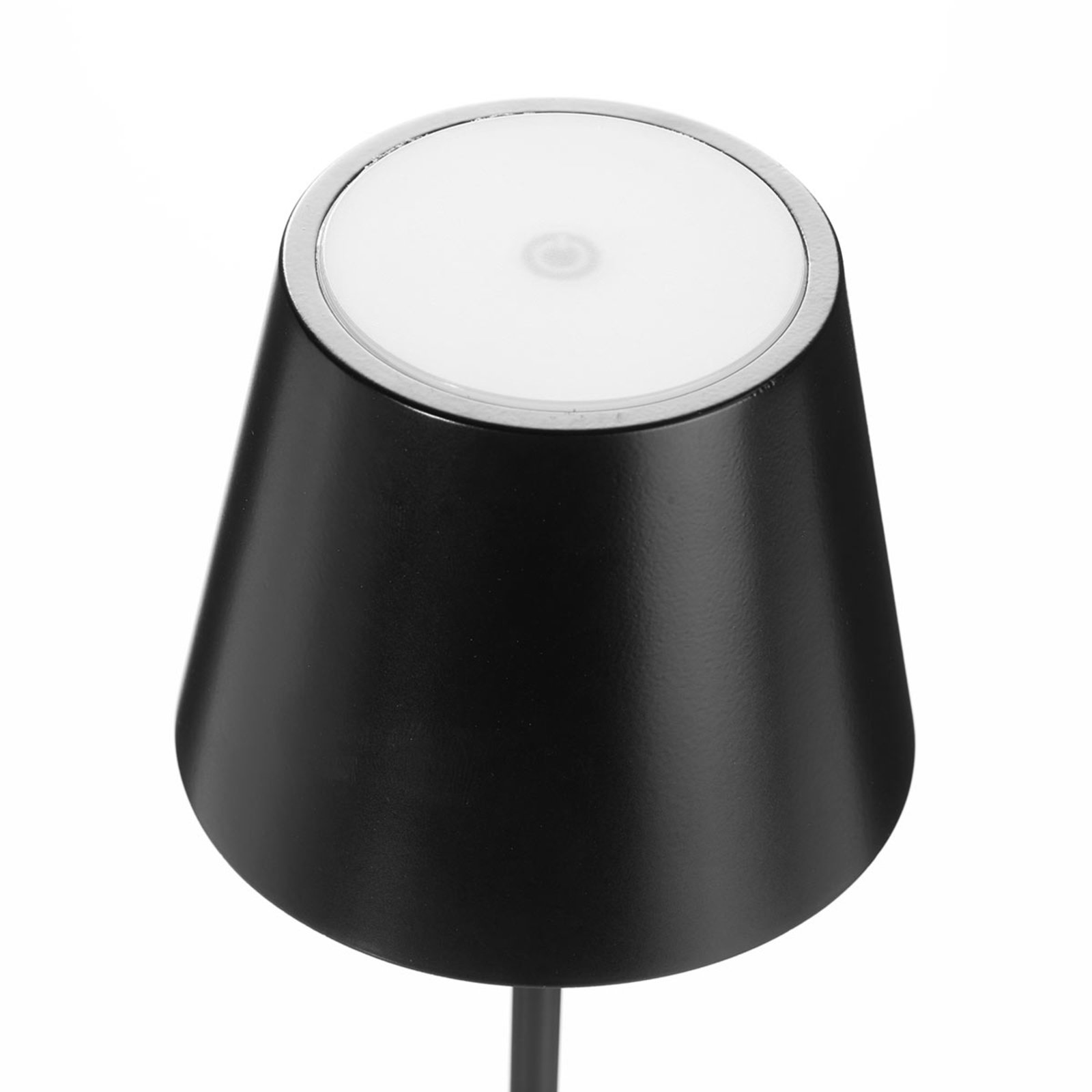 Lampa stołowa LED Toc ładowarka USB, IP54, czarna