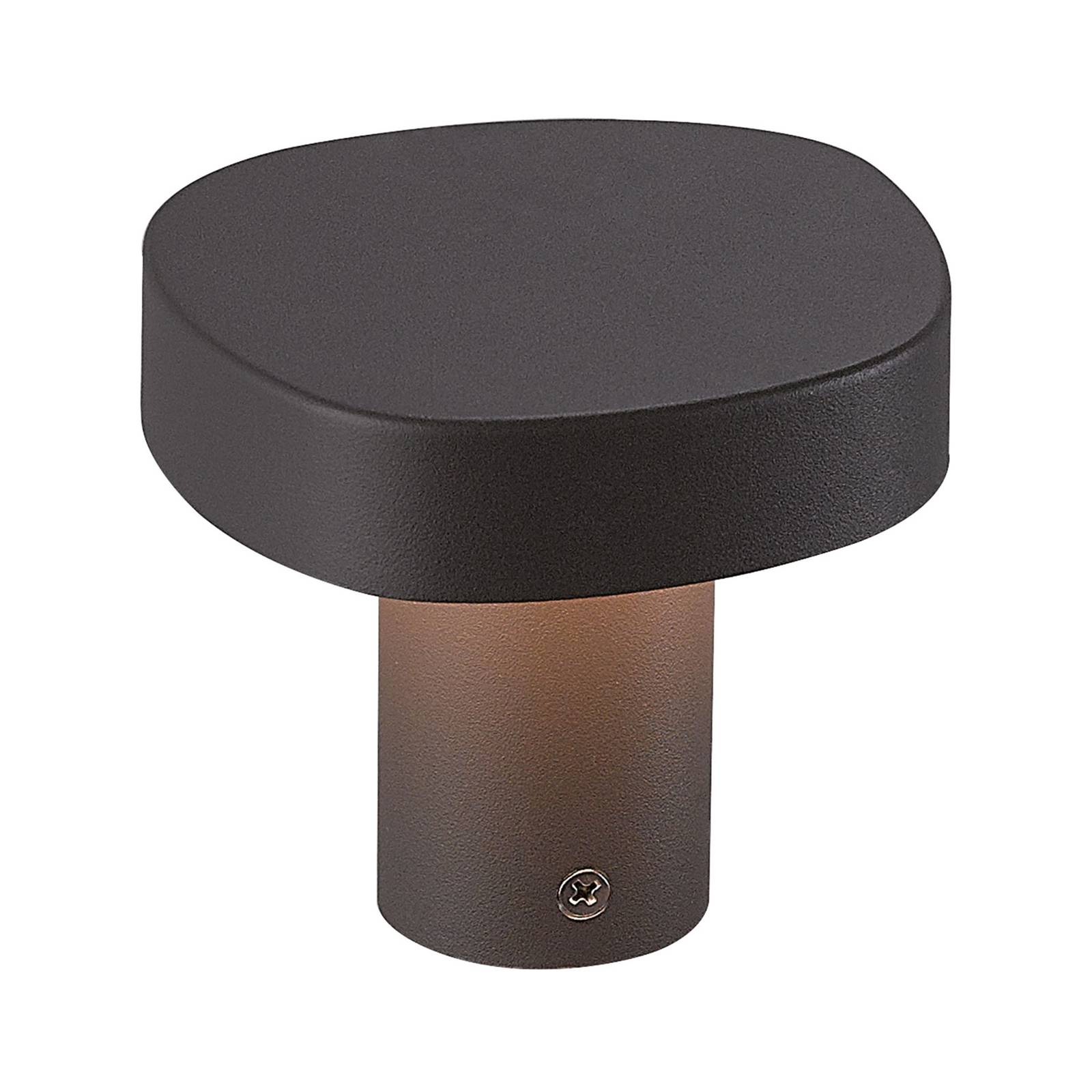 LED-Sockelleuchte Onda, IP54, Höhe 10 cm