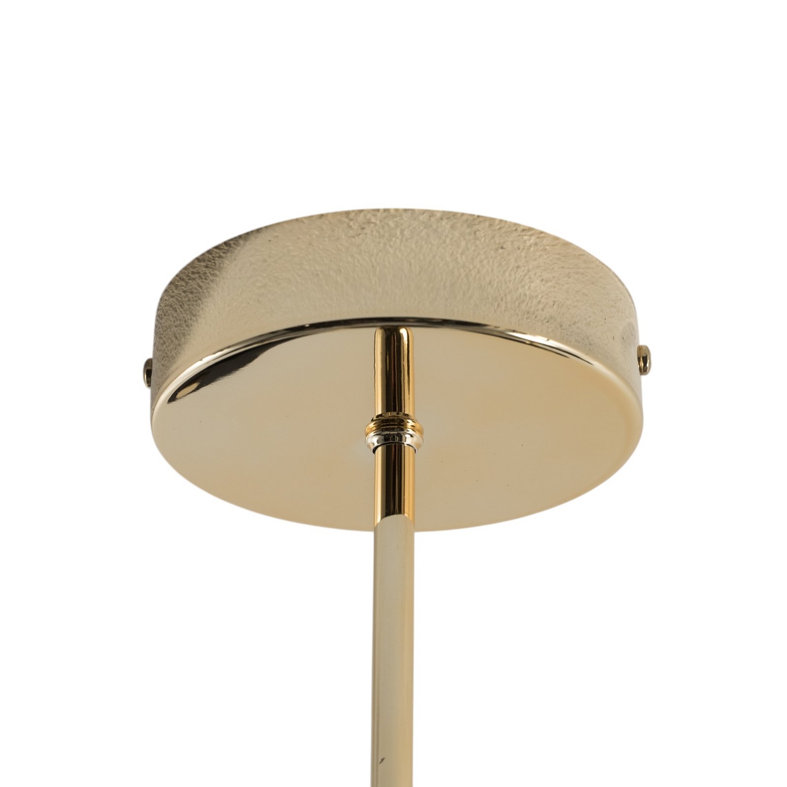 Griestu lampa Orino, melna/zelta, metāls, 7-spīdīga, GU10