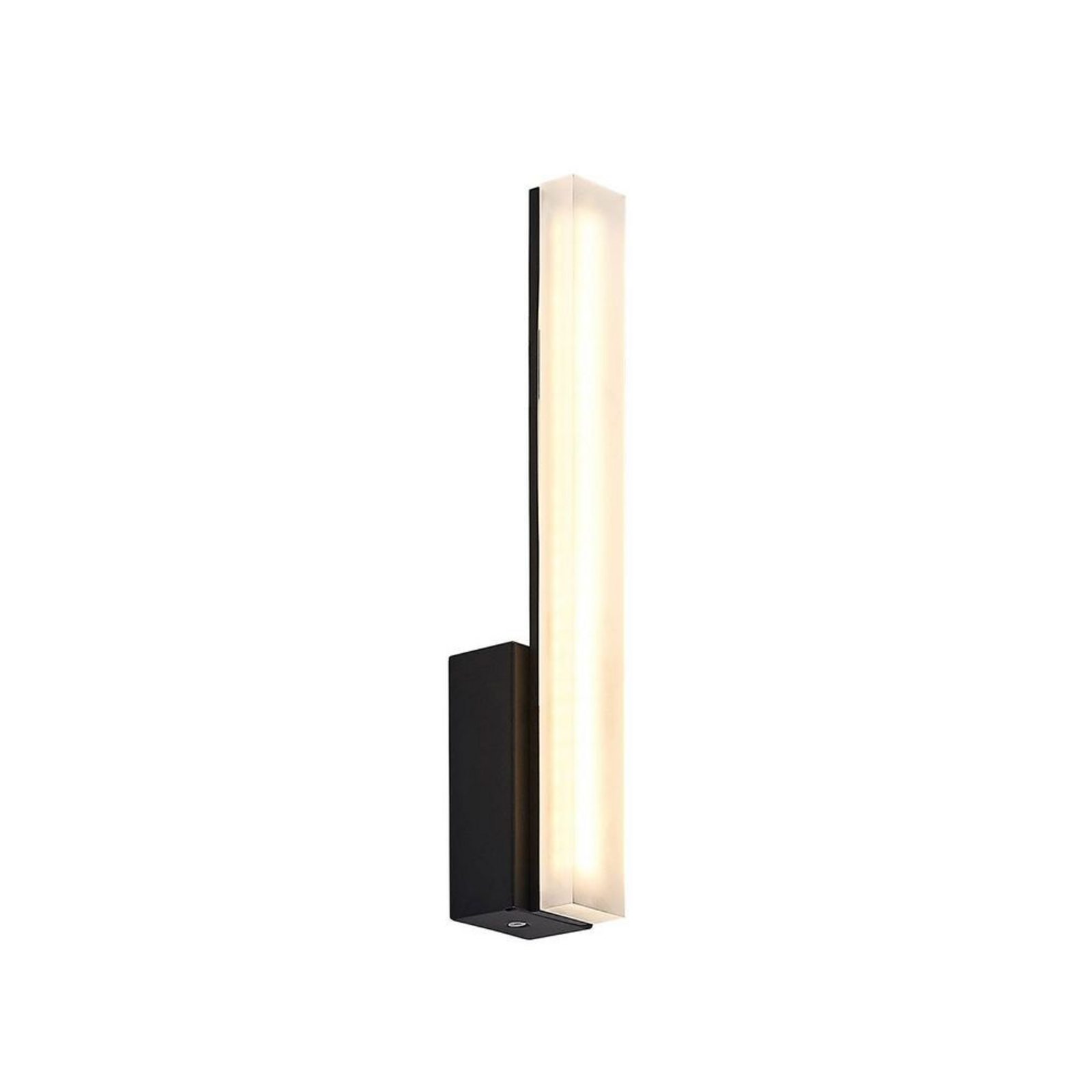 Lisana LED VerticalWall Lamp IP44 Black - Lucande