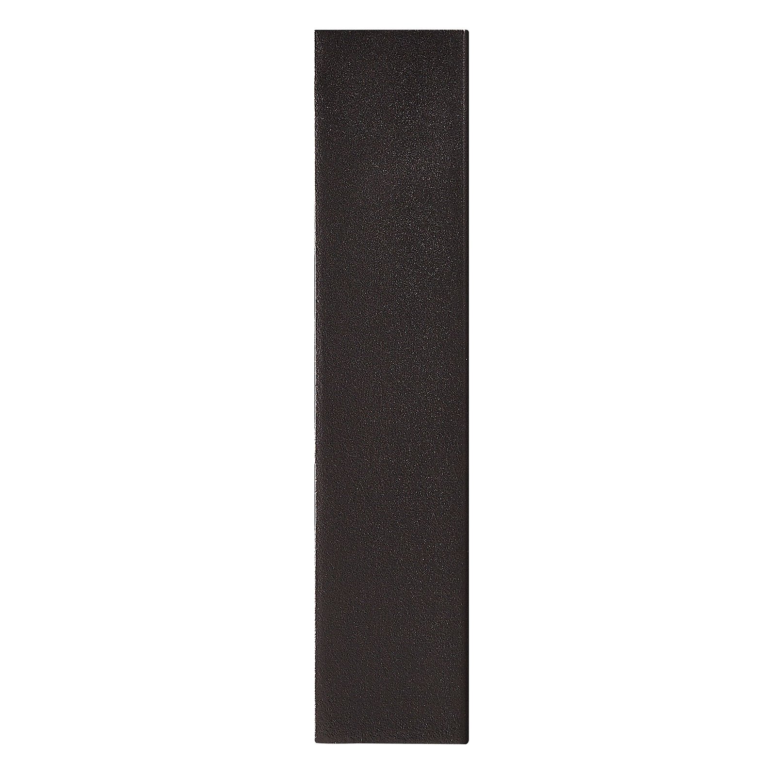 Aplique LED de exterior Fold, 15 x 21 cm, negro