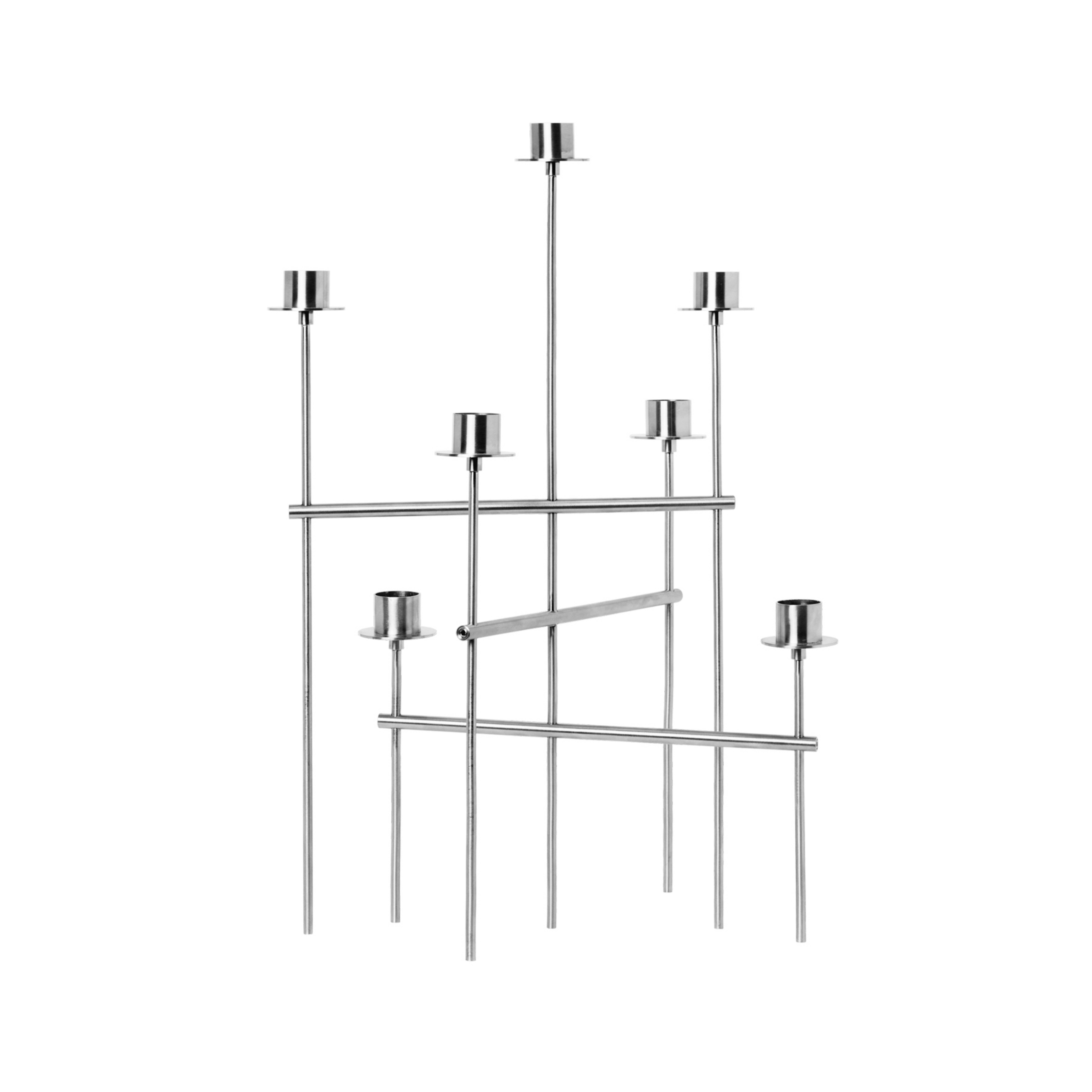 Držač za svijeće Elysia, nehrđajući čelik, visina 41,7 cm - ferm LIVING