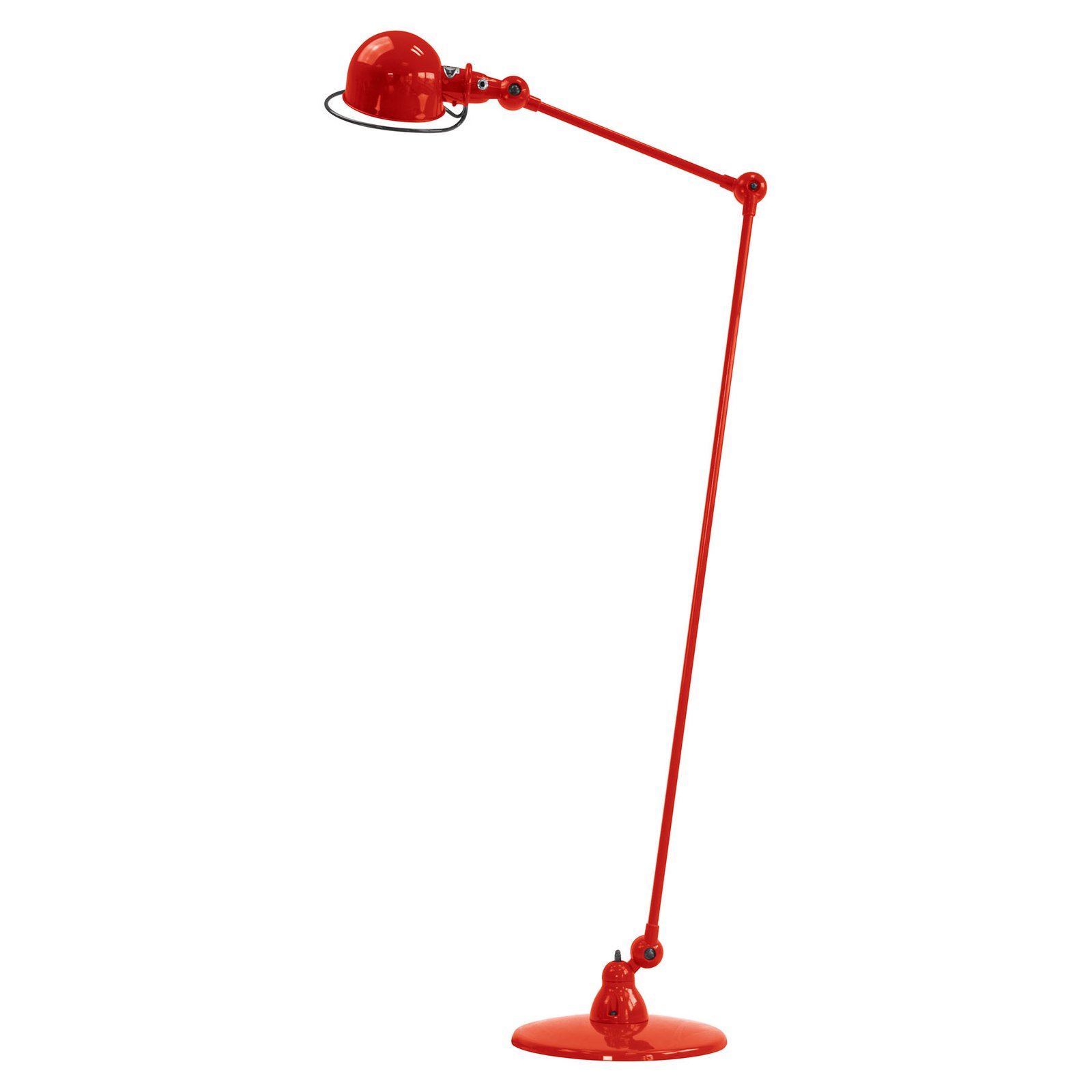 Jieldé Loft D1240 floor lamp articulated arm, red