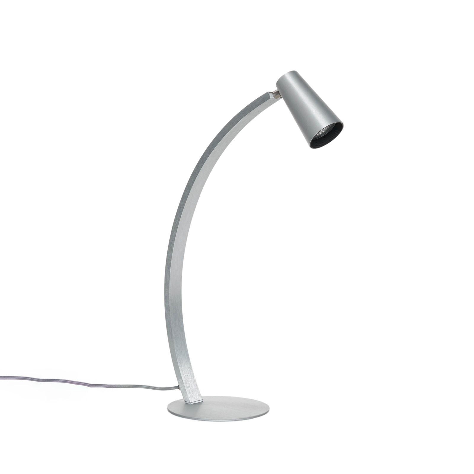 Lucande Velanoris lámpara de mesa, aluminio