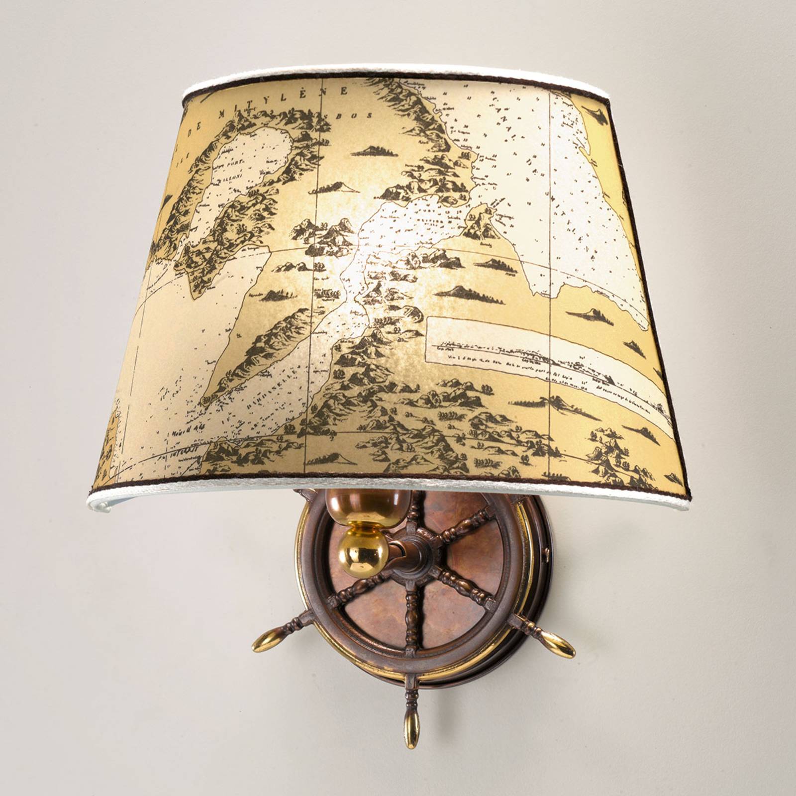 Cremasco nautica fali lámpa egy izzós 30 cm evezővel